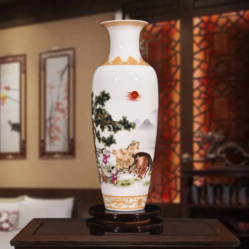New Chinese Style Classical Porcelain Vase