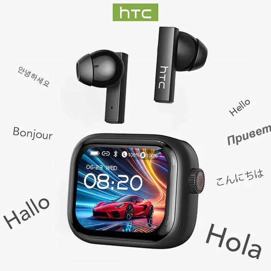 Bluetooth   AI Translator Earbud In-Ear Noise Reduction Mic