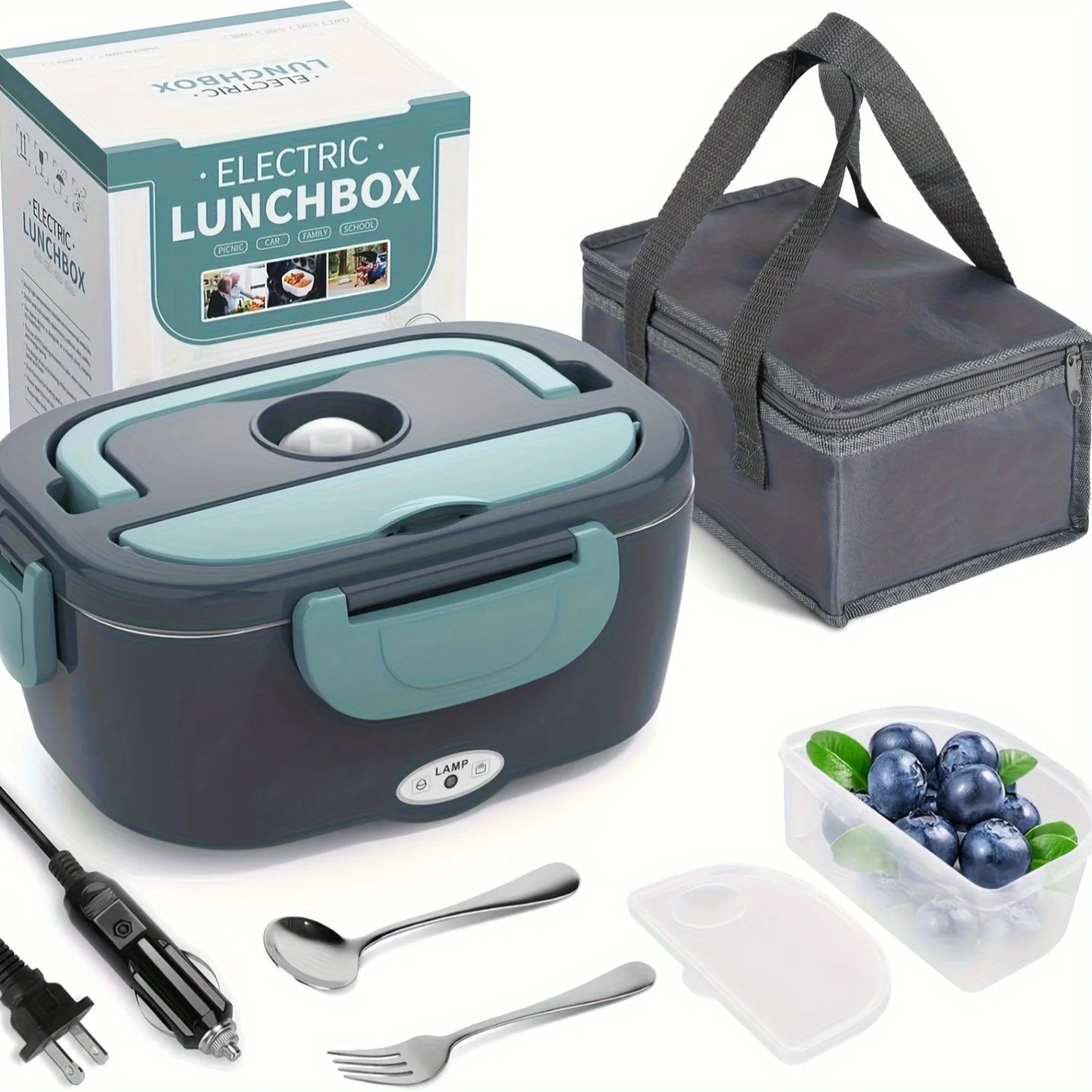 1.5 L 60W Electric Lunch Box Portable Food Heater.