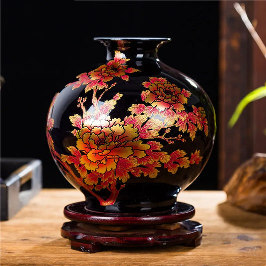 Porcelain Crystal Glaze Flower Vases