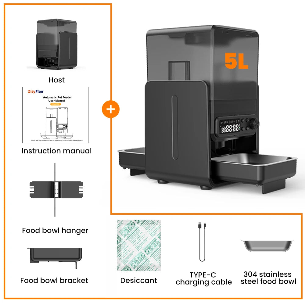 Smart Pet Feeder Automatic for Cats and  Dogs .