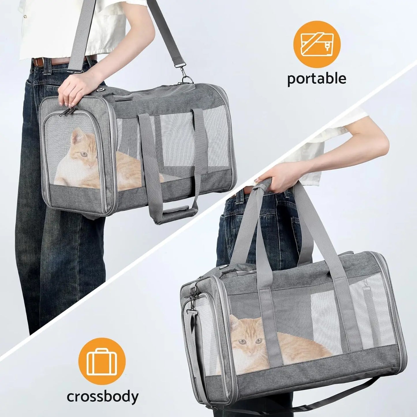 Pet Carrier for Cats Dogs Soft Travel Bag