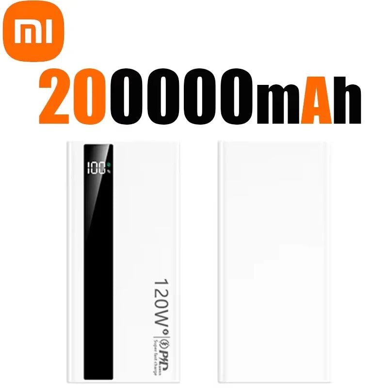 Xiaomi 200000mAh Super Fast Charge Battery Power Bank