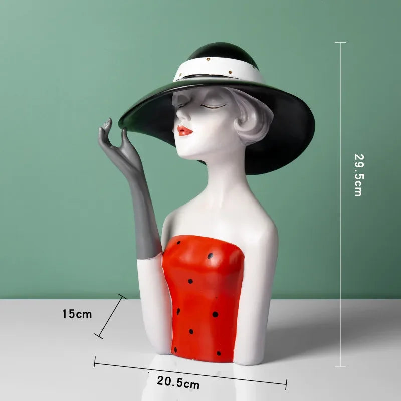 Light Luxury Girl High-Level Sense Ornaments
