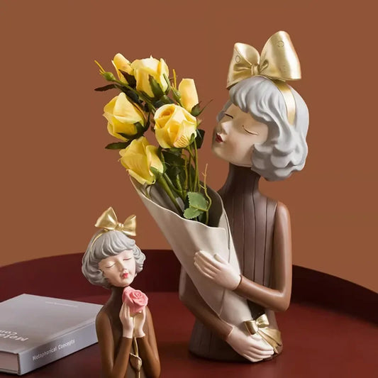 Nordic Butterfly Fairy Girl Figurines,