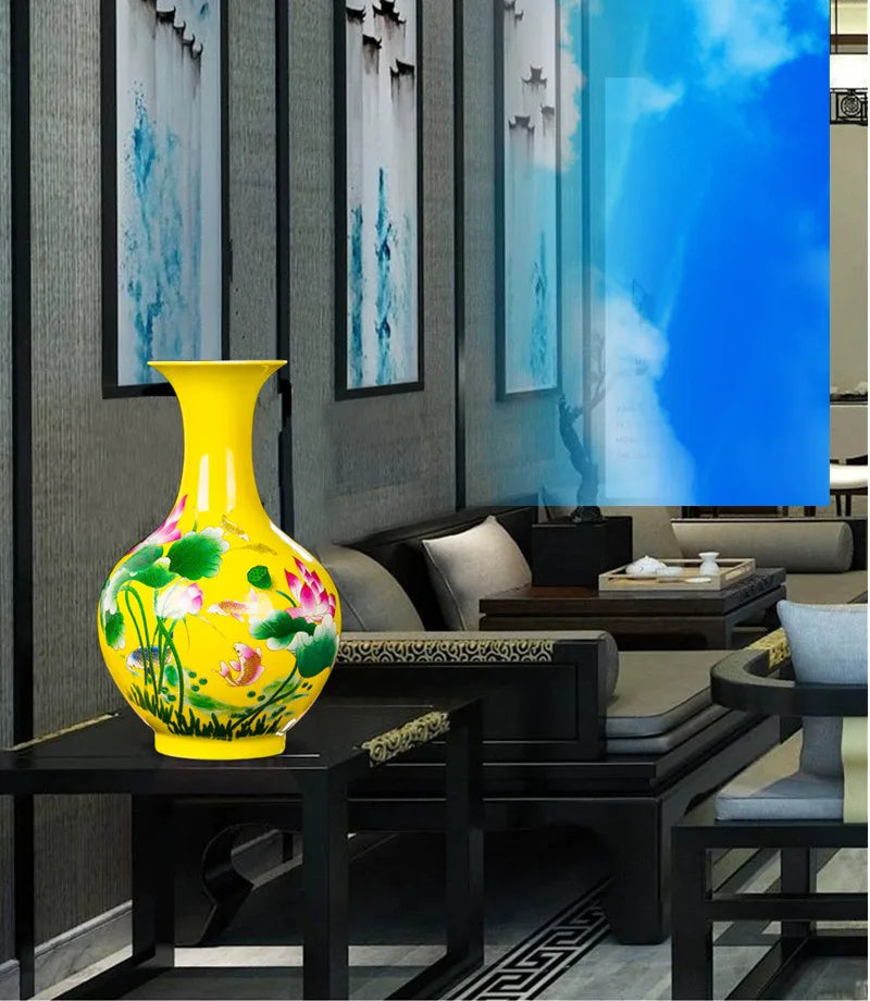 Porcelain Crystal Glaze Flower Vases