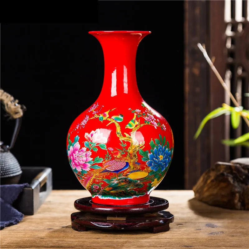 Porcelain Crystal Glaze Flower Vases