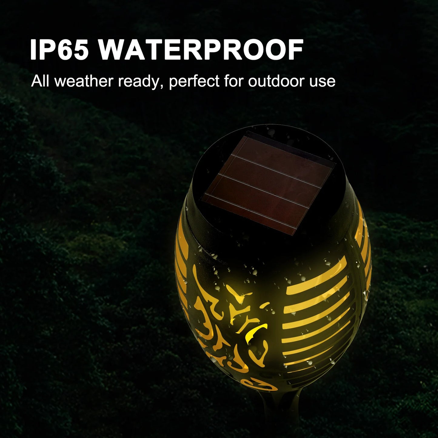 Solar Torch Lights Lawn Path Yard Patio