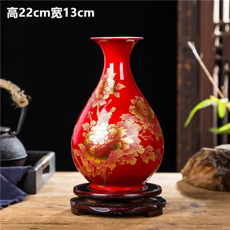 Porcelain Crystal Glaze Flower Vases
