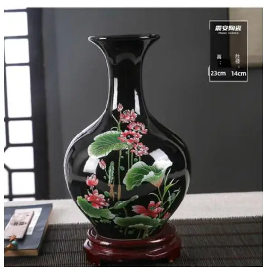 Flower Vase, Crystal Glaze, Handmade, Rose Vases, New,