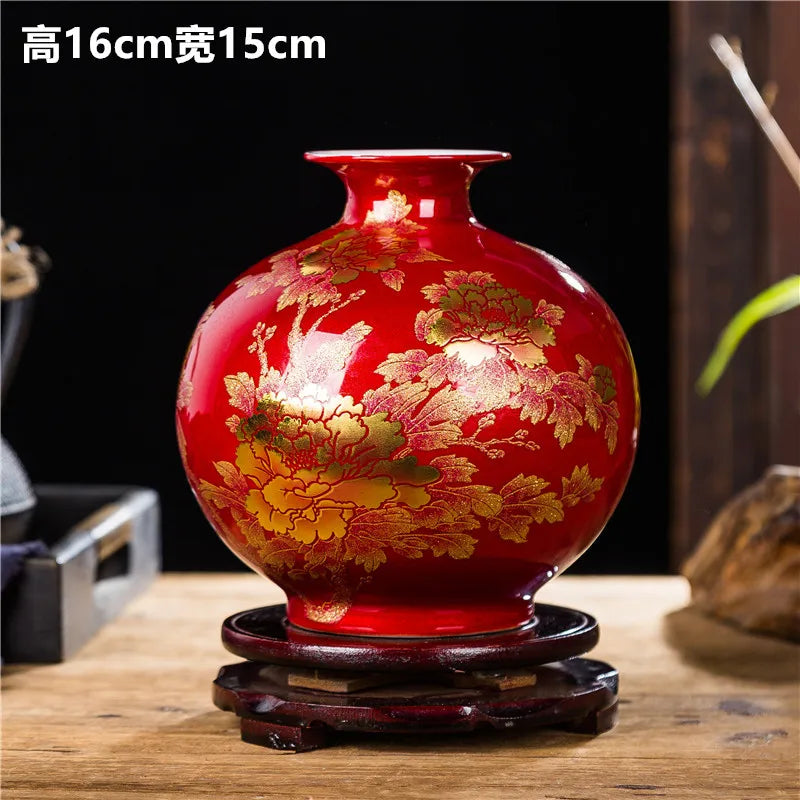 Porcelain Crystal Glaze Flower Vases