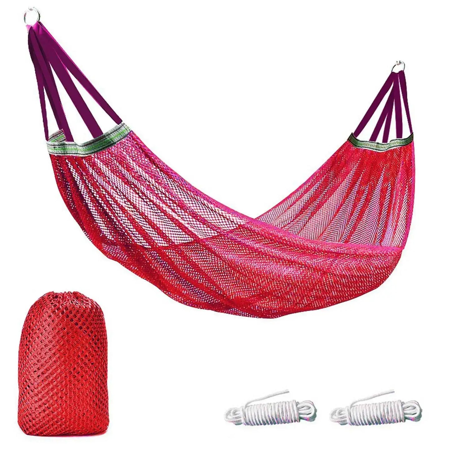 Hickened Rope Double Outdoor Hammock with Bag