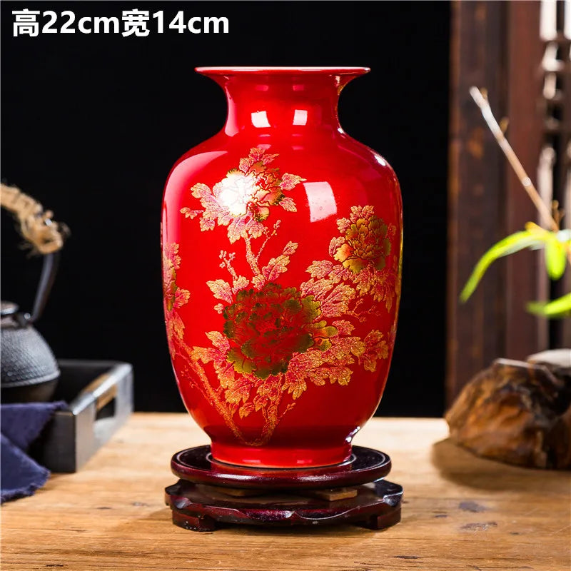 Porcelain Crystal Glaze Flower Vases