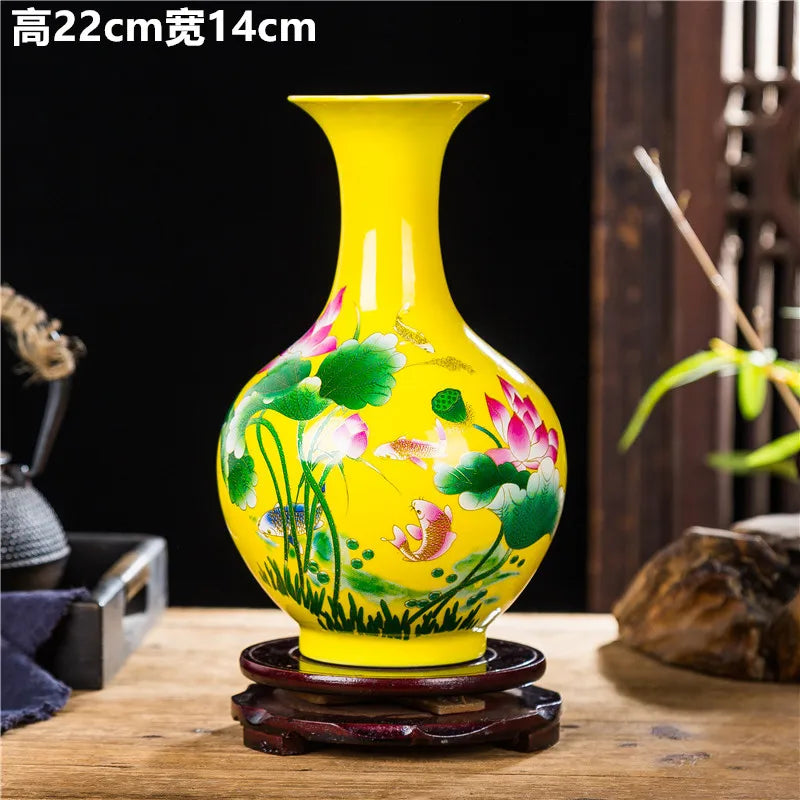 Porcelain Crystal Glaze Flower Vases