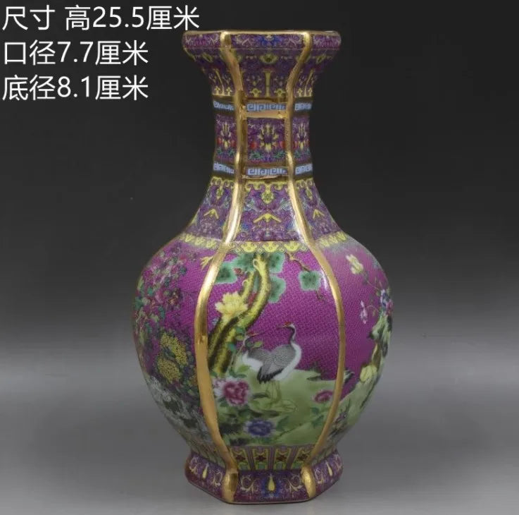 Antique Porcelain Vase Decorative Flower Vase