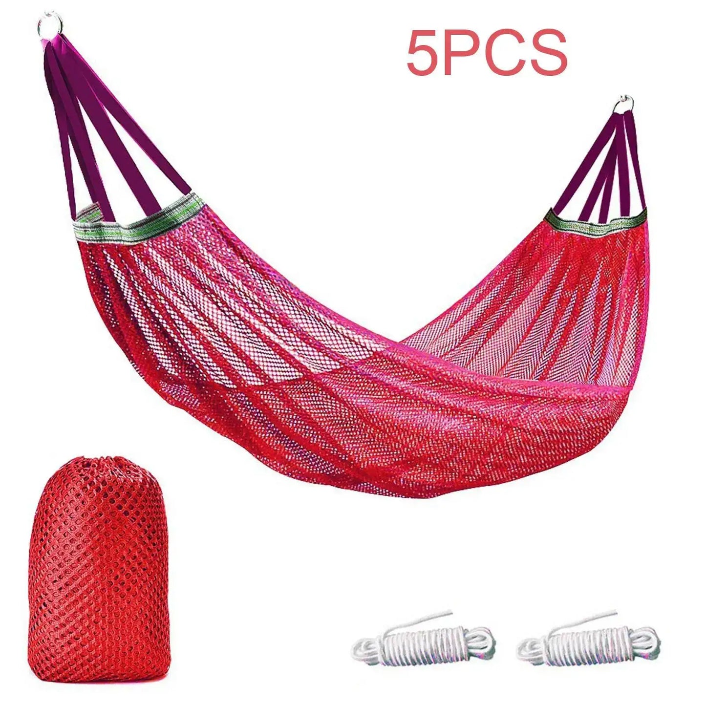 Hickened Rope Double Outdoor Hammock with Bag