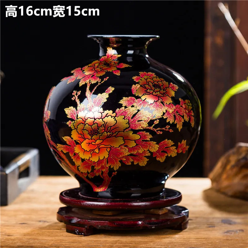 Porcelain Crystal Glaze Flower Vases