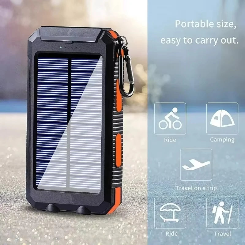 Xiaomi 200000 m A h Power Bank Flashlight For iPhone Samsung
