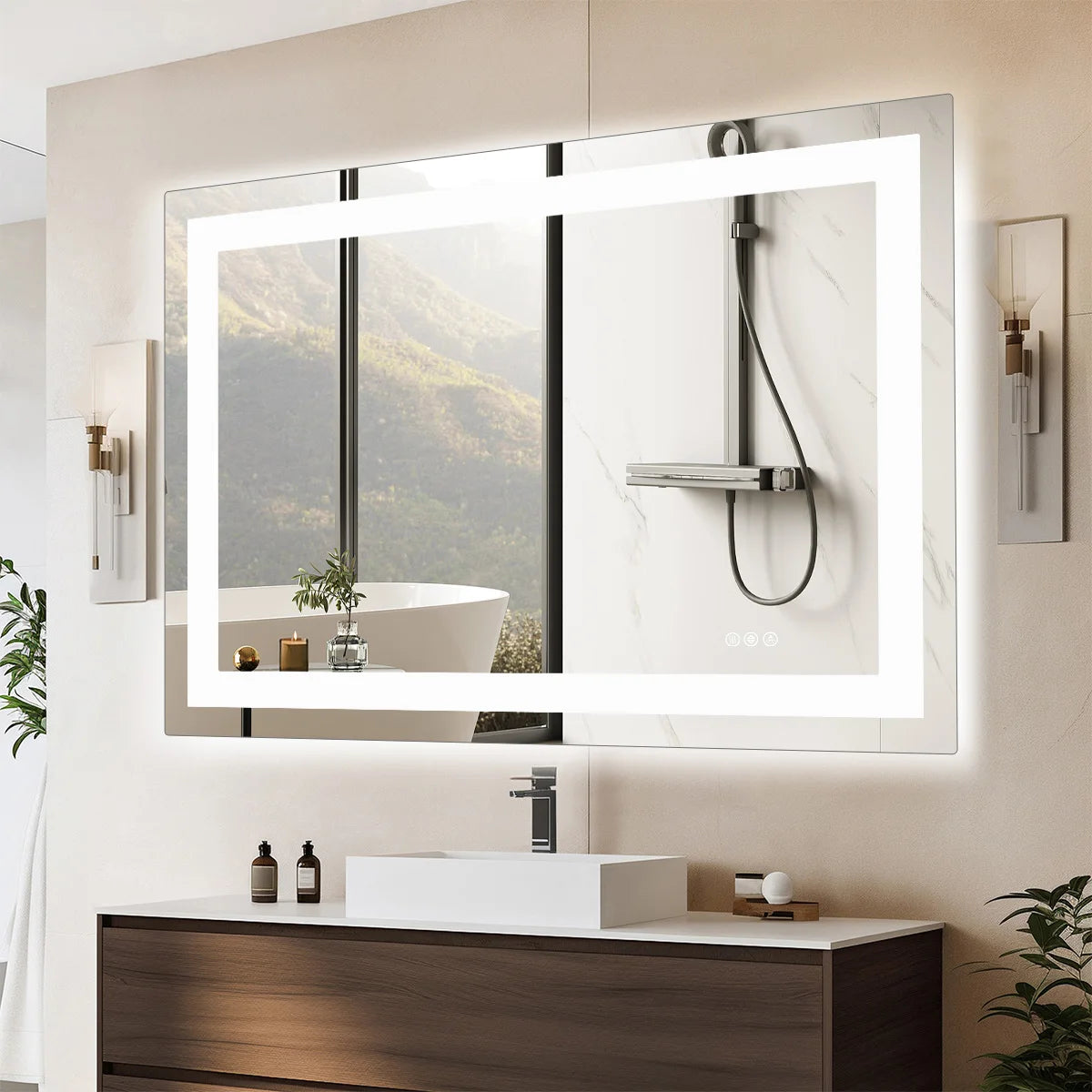 JHK 36"x 24"LED Bathroom Vanity Mirror