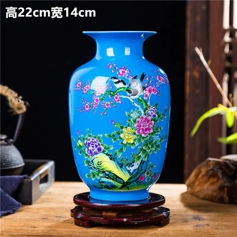 Porcelain Crystal Glaze Flower Vases