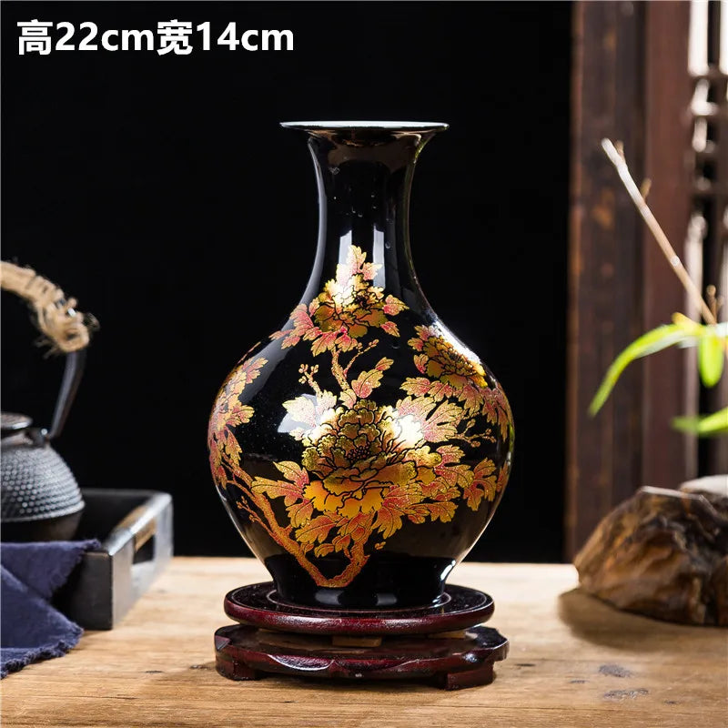 Porcelain Crystal Glaze Flower Vases