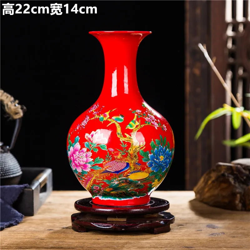 Porcelain Crystal Glaze Flower Vases
