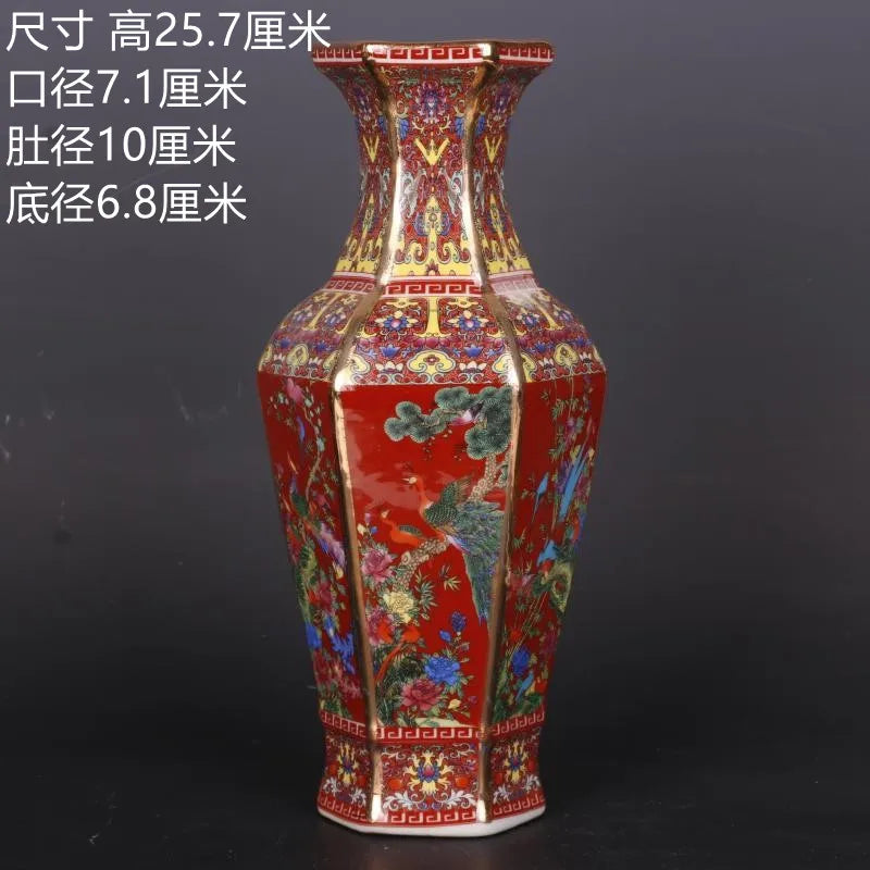 Antique Porcelain Vase Decorative Flower Vase