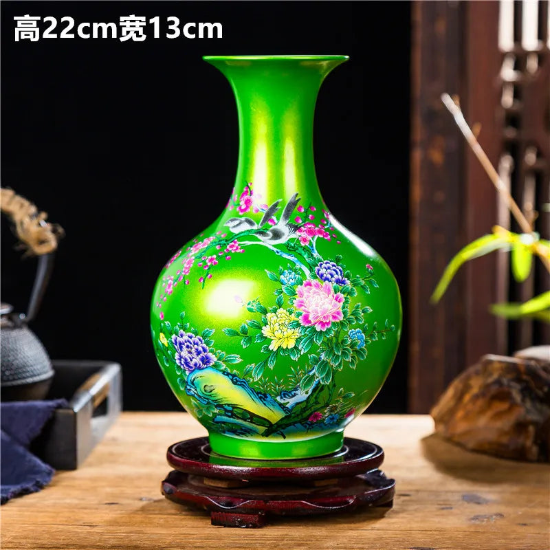 Porcelain Crystal Glaze Flower Vases