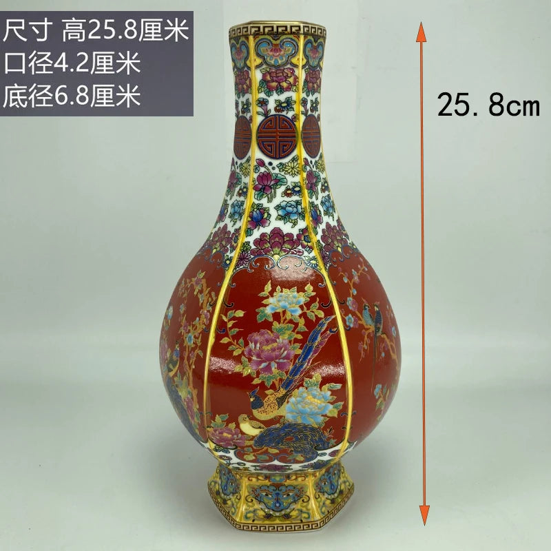 Antique Porcelain Vase Decorative Flower Vase