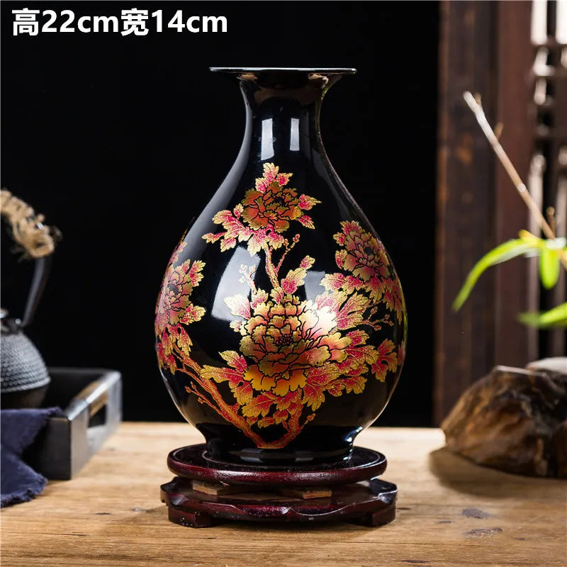 Porcelain Crystal Glaze Flower Vases