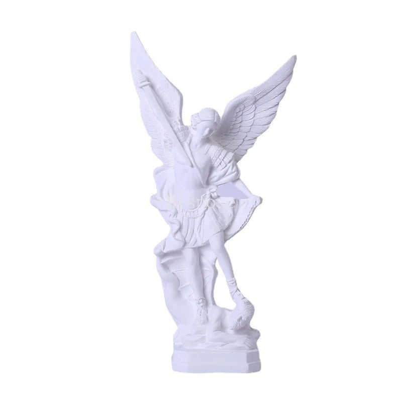 Resin Crafts White Angel Statue Christmas Decoration