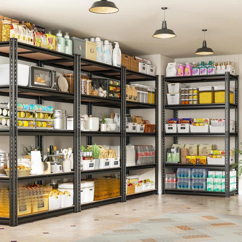 5 Tier Adjustable Metal Shelving Unit, Garage Shelves