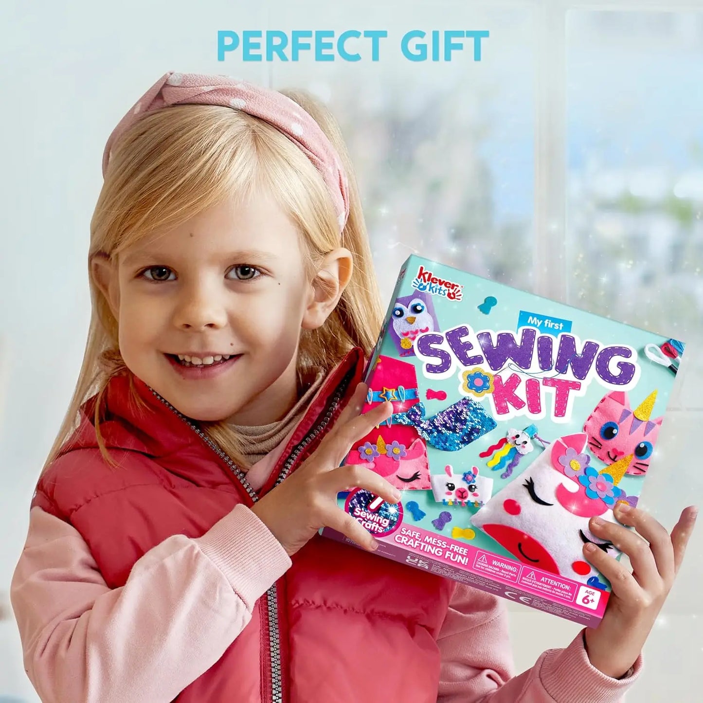 JOYFY 7 Sewing Kit- Easy DIY Arts and Crafts for Girls Birthday Christmas