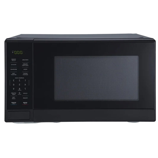 1000W Countertop Microwave Oven 1.1 Cu Ft with 10 Power Levels One Touch Cooking Safety Lock Express Cook Defrost LED Display