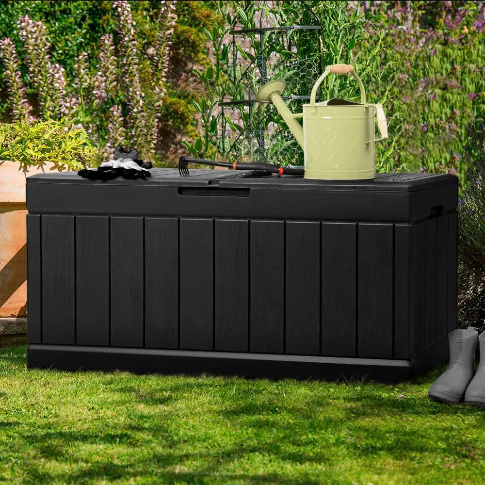 83 Gallon Deck Box Furniture Cushions and Garden Tools