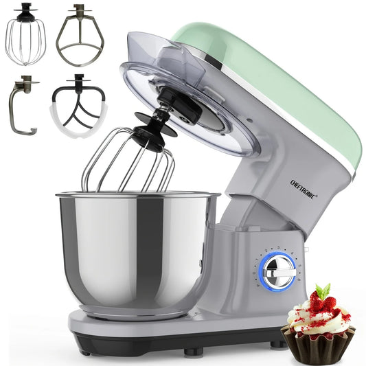 Stand Mixer, 5.5QT Tilt-Head - 500W 6+P Speed, US Plug