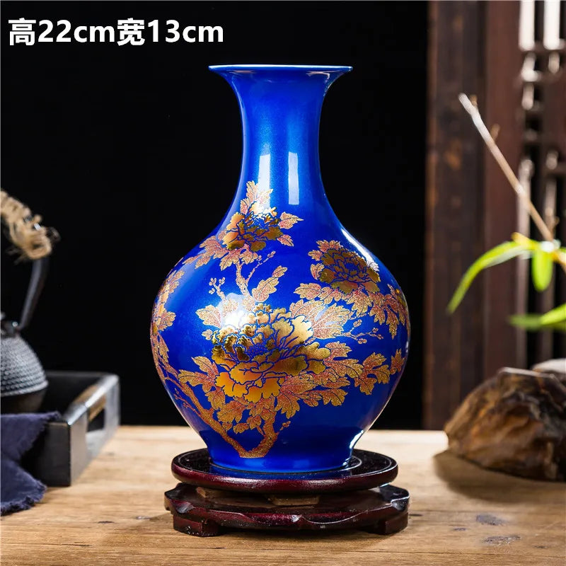 Porcelain Crystal Glaze Flower Vases