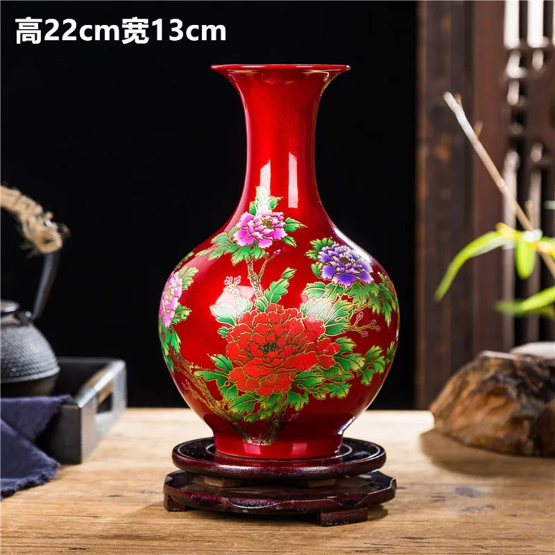 Porcelain Crystal Glaze Flower Vases