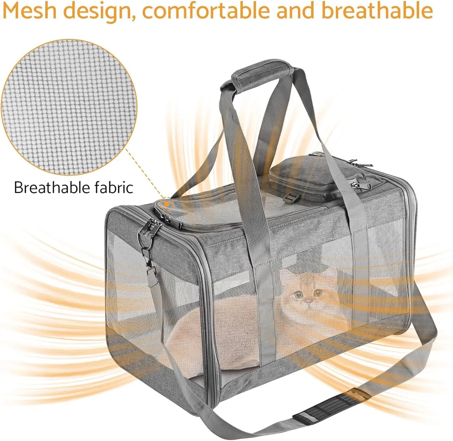 Pet Carrier for Cats Dogs Soft Travel Bag