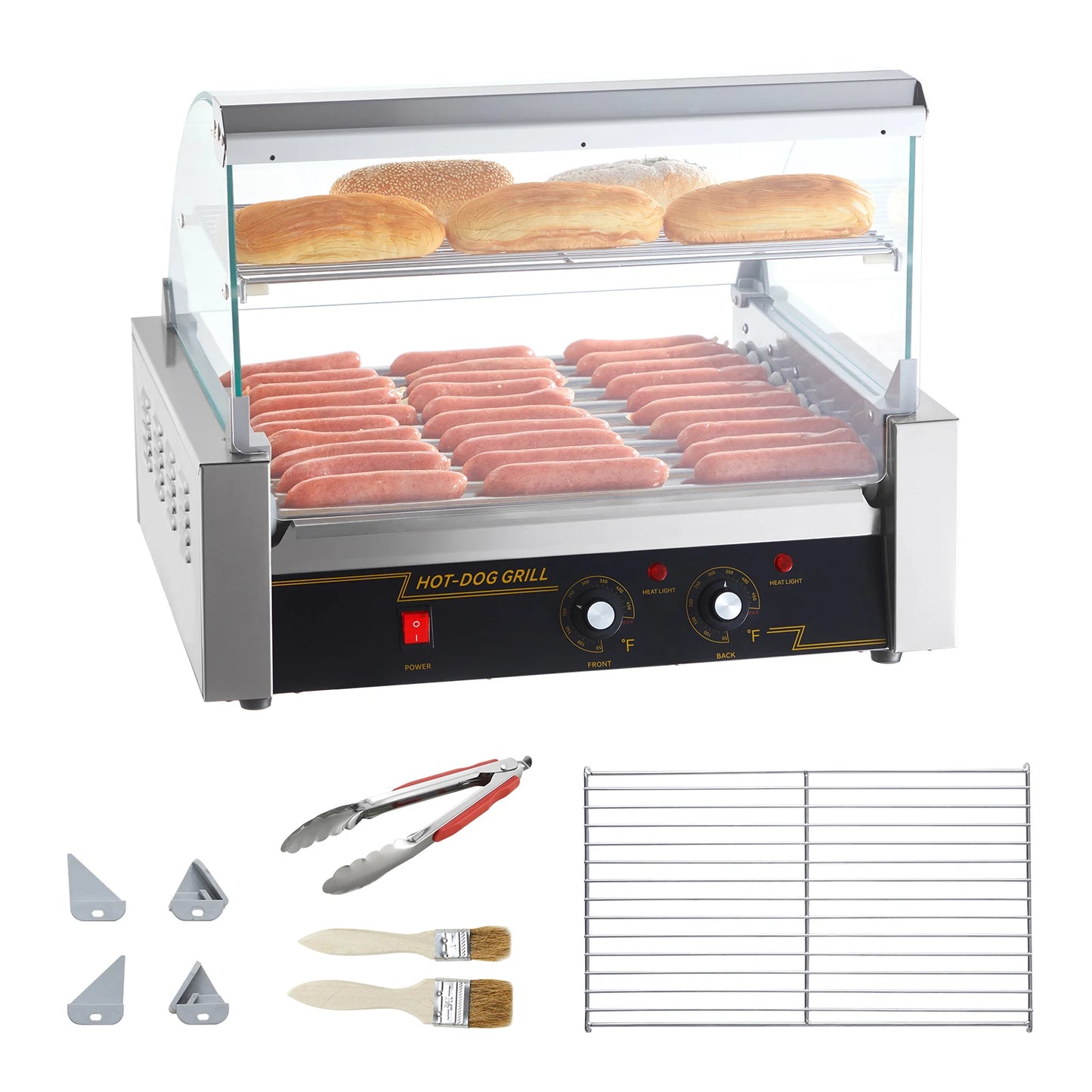 SucceBuy 5/7/11 Rods Commercial Hot Dog Roller