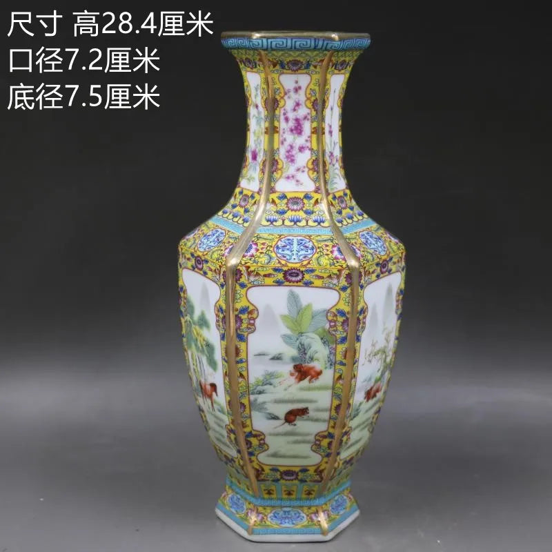 Antique Porcelain Vase Decorative Flower Vase