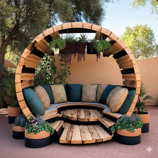 DIY Gazebo & Arbor (Printed Plans only) (No Building Materials Included)