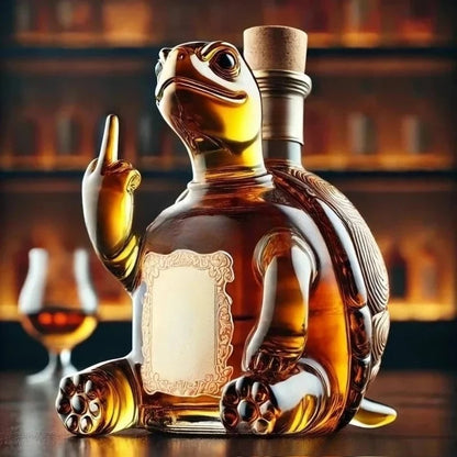 Turtle Liquor Decanter Dad Husband