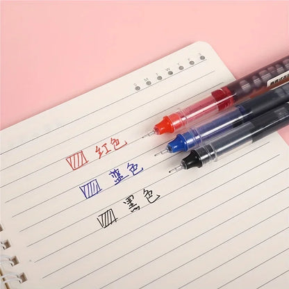 High Quality Needle Type Gel Pens Straight Liquid Ballpoint Pen