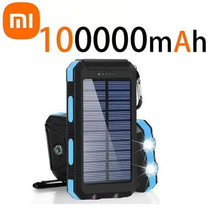 Xiaomi 200000 m A h Power Bank Flashlight For iPhone Samsung