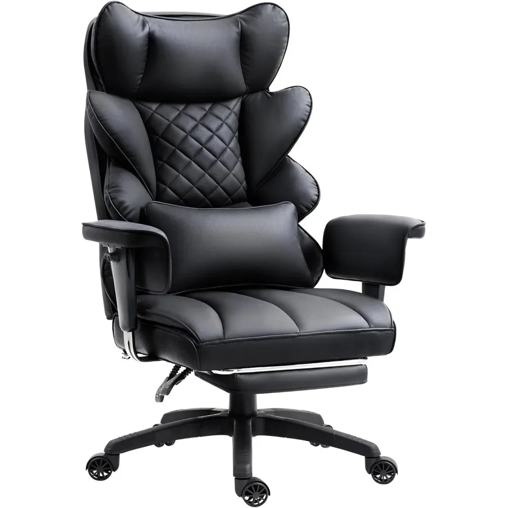 Big and Tall Office Chair with Pocket Adjustable Armrests