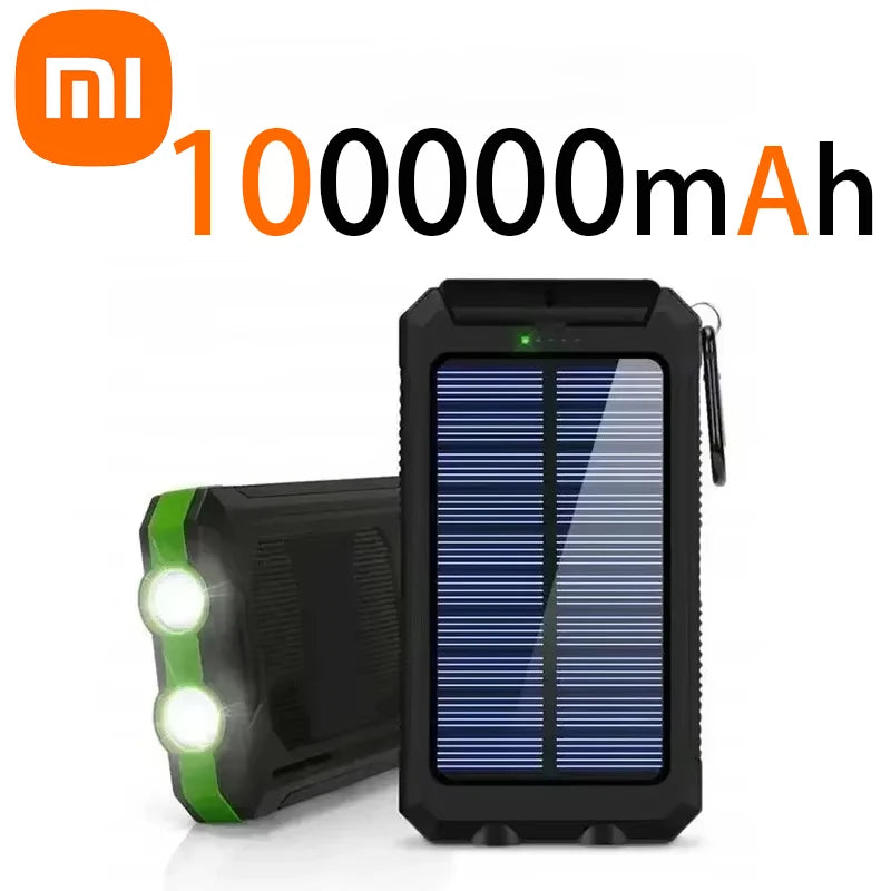 Xiaomi 200000 m A h Power Bank Flashlight For iPhone Samsung