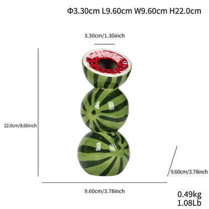 1PCS Overlapping  Nordic Style Three-Tier Ceramic Vase