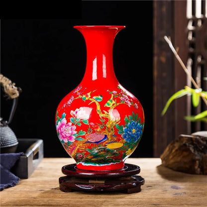 Porcelain Crystal Glaze Flower Vases