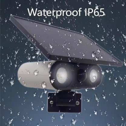 Multifunctional Solar Lamp IP65 Waterproof PIR Motion Sensor With Polycrystalline High-efficiency Solar Panels For Garage Yard